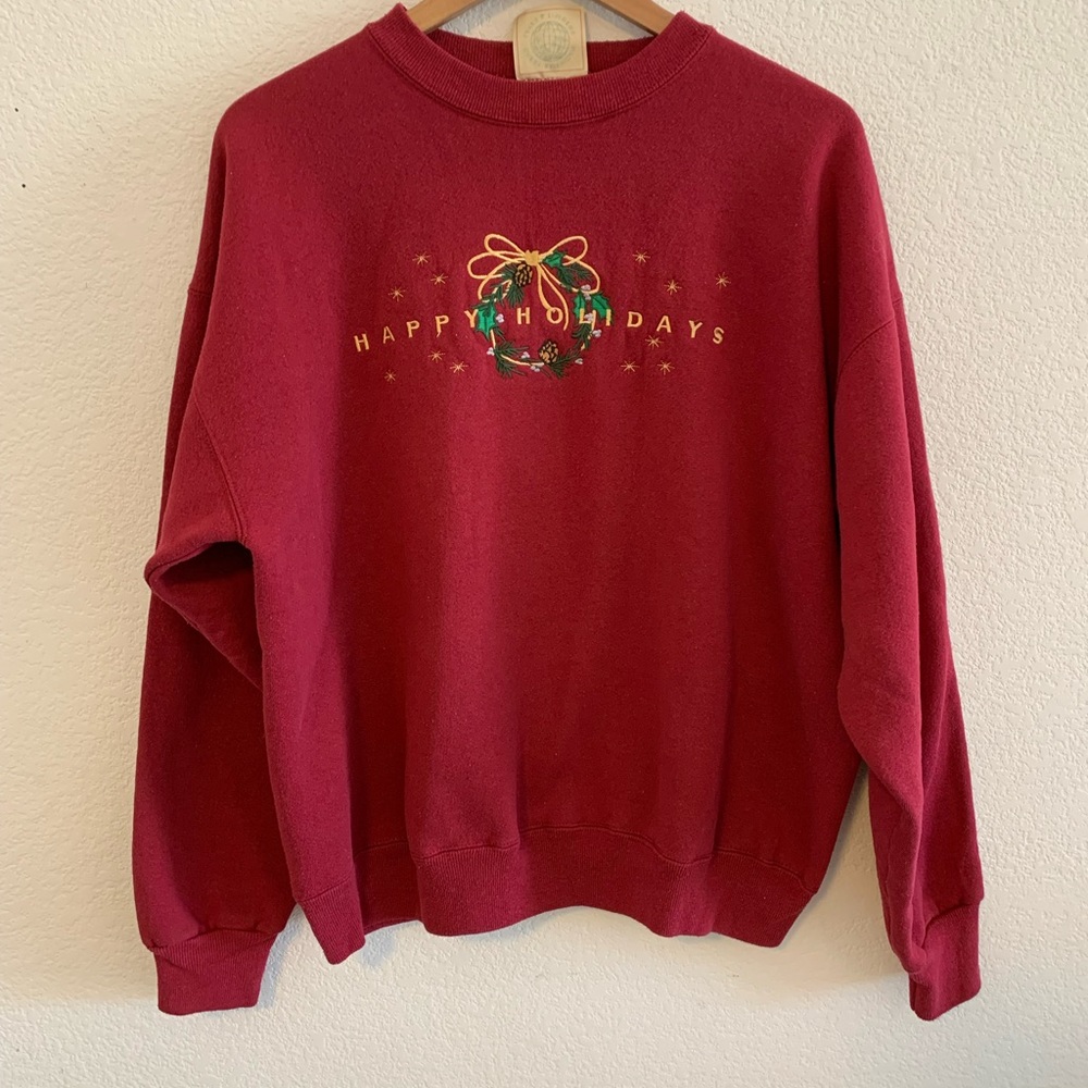 Great American Lakes & Timbers / happy holidays sweater